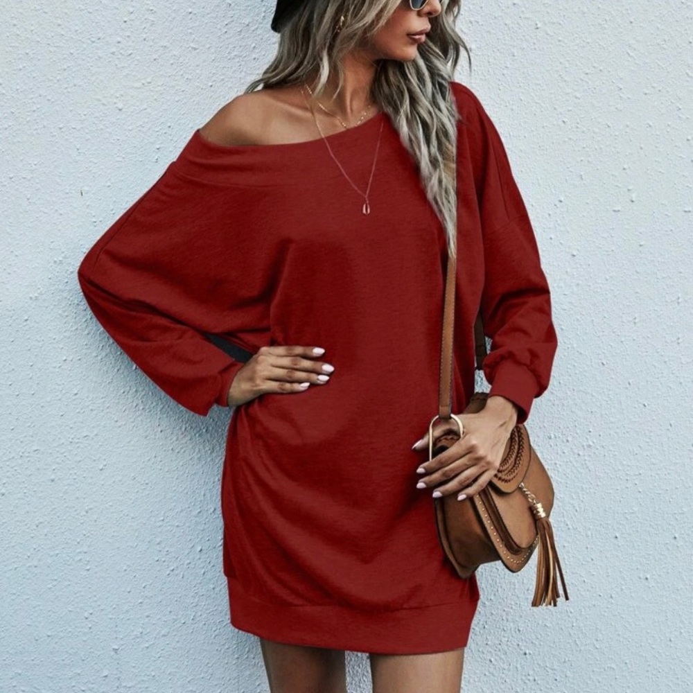Red sweater dress. Brand: SHIEN, NEW!!!